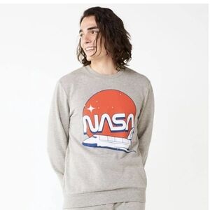 NASA Light Gray Crewneck Sweater Size XXL